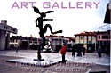 Outside of art gallery in Nice, France - CLICK FOR ENLARGEMENT